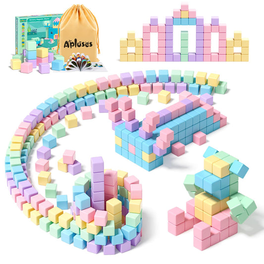 Apluses 45PCS Magnetic Blocks - Toddler Girl Toys, Magnet Building Blocks, STEM Sensory Outdoor Autism Toys for 3-5 Year Old Boys & Girls, Magnetic Cubes Classroom Must Haves for Kids Ages 3+