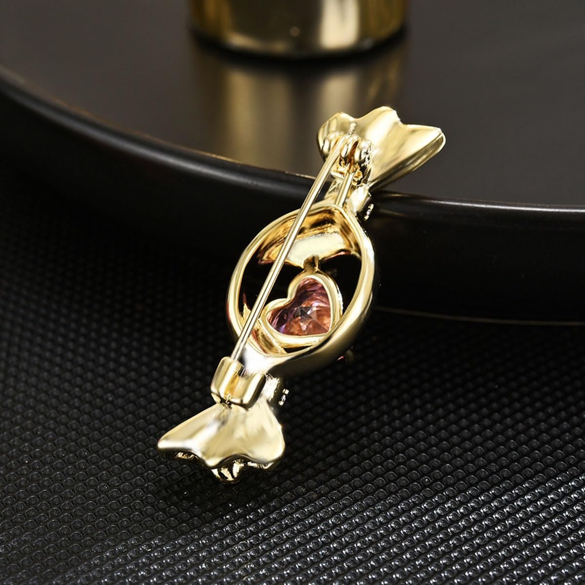 AILONMEI Brooches And Pins For Women Fashion Elegant Flower Broches Lady Costume Jewelry Brooch Pins (Candy)