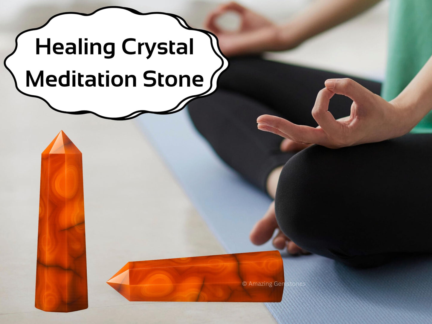 Amazing Gemstone Carnelian Crystal Towers ~ Natural Healing Crystal Point Obelisk for Reiki Healing and Crystal Grid (3" to 4" INCH)