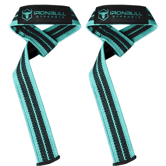 Lifting Wrist Straps for Weightlifting (1 Pair) – Padded Lifting Straps for Deadlifts, Powerlifting, Strength Training & Bodybuilding – Gym Straps for Men & Women (Mint - No Padding)