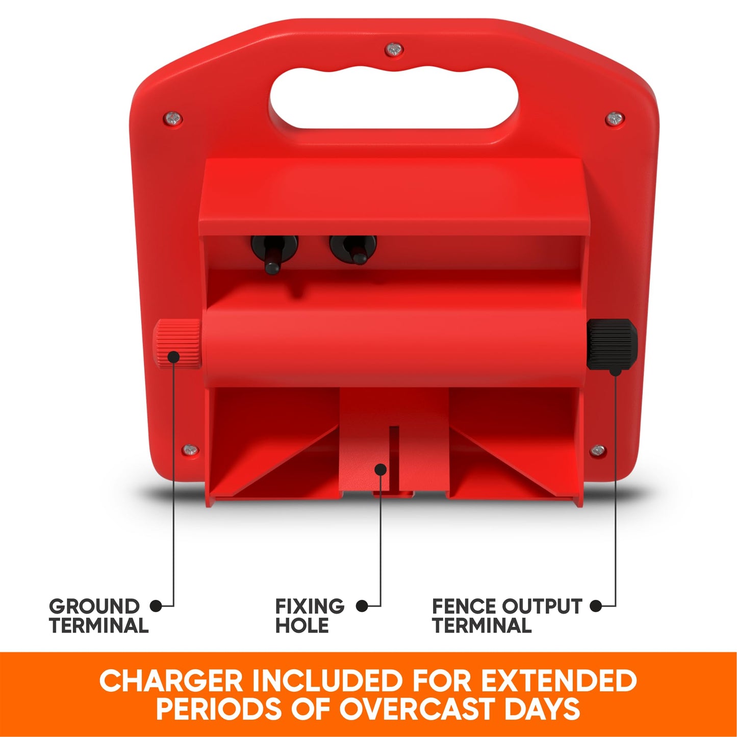 Pet & Livestock HQ - 1640ft Electric Polywire Fence with 5 Mile Charger - 2 Product Bundle
