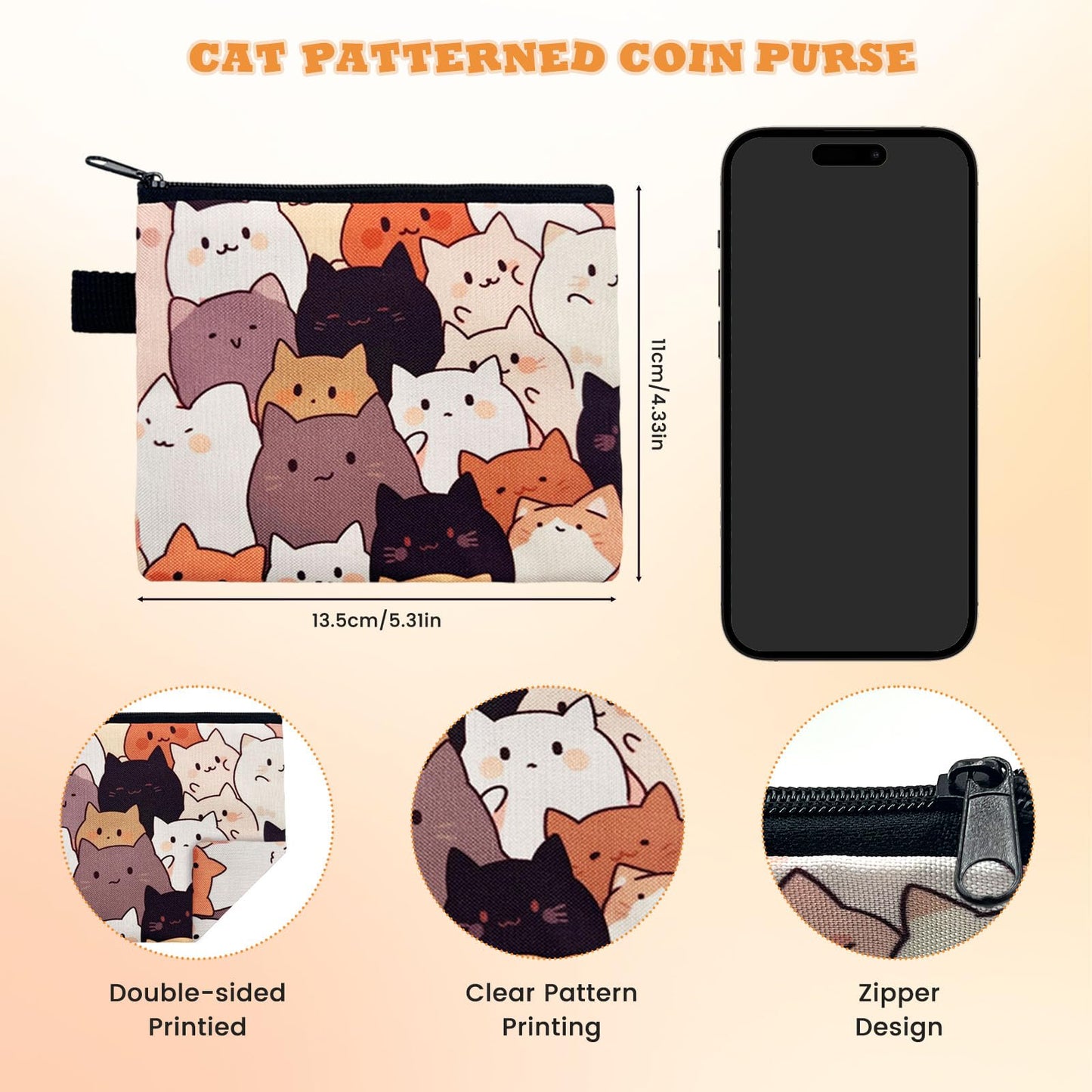 SNAIL GARDEN 10PCS Cat Gifts for Cat Lovers, Cat Gifts for Women with Ceramic Mug, Coaster, Coin Purse, Headband, Keychain, Socks, 3D Miniature Sticker, Cat Mini Box, Greeting Card & Gift Box