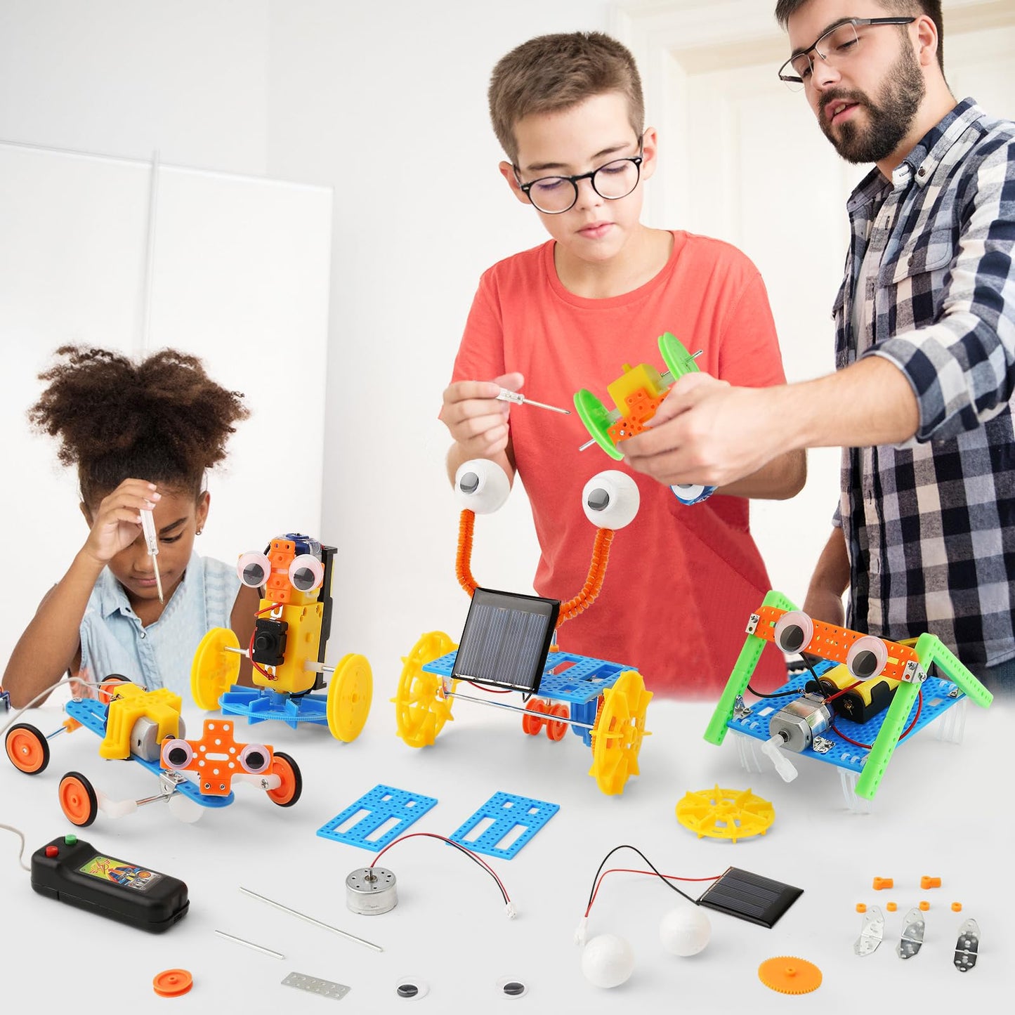 STEM Toys for Ages 8-13, Boys Crafts Robotics Science Kits for Kids Age 8-12, Robot Building Kit for Kids 8-10, Experiments Activities, Engineering STEM Toys 7+ 6 7 8 9 10 11 12 + Year Old Gifts