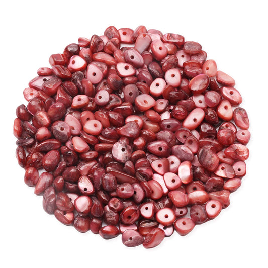 500 pcs Natural Chip Stone Beads, Rutile 5-8 mm Irregular Gemstones Healing Crystal Loose Bead for Jewelry Making Bracelet Crafting