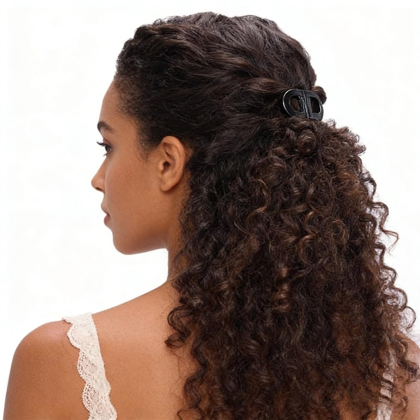 Magnetic Hair Clips, Strong Hold Magnetic Styling Clips, No-Slip Flat Magnetics Styling Clips, No-Crease Sectioning Hair Accessories for Thin & Thick Hair (2PCS-C)