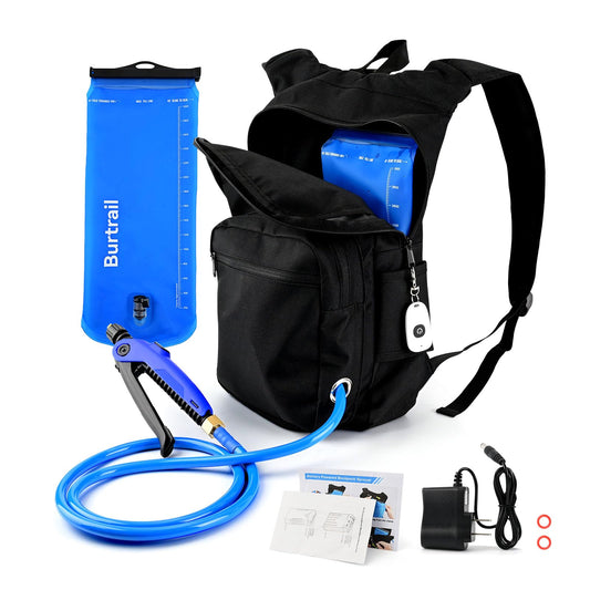 NEWISHTOOL Window Tint Backpack Sprayer, Battery Powered High Pressure Sprayer Bag for Car Tint Film PPF Installation, 6L Capacity Electric Spray Backpack with Power Pump, 3.9Ft Hose