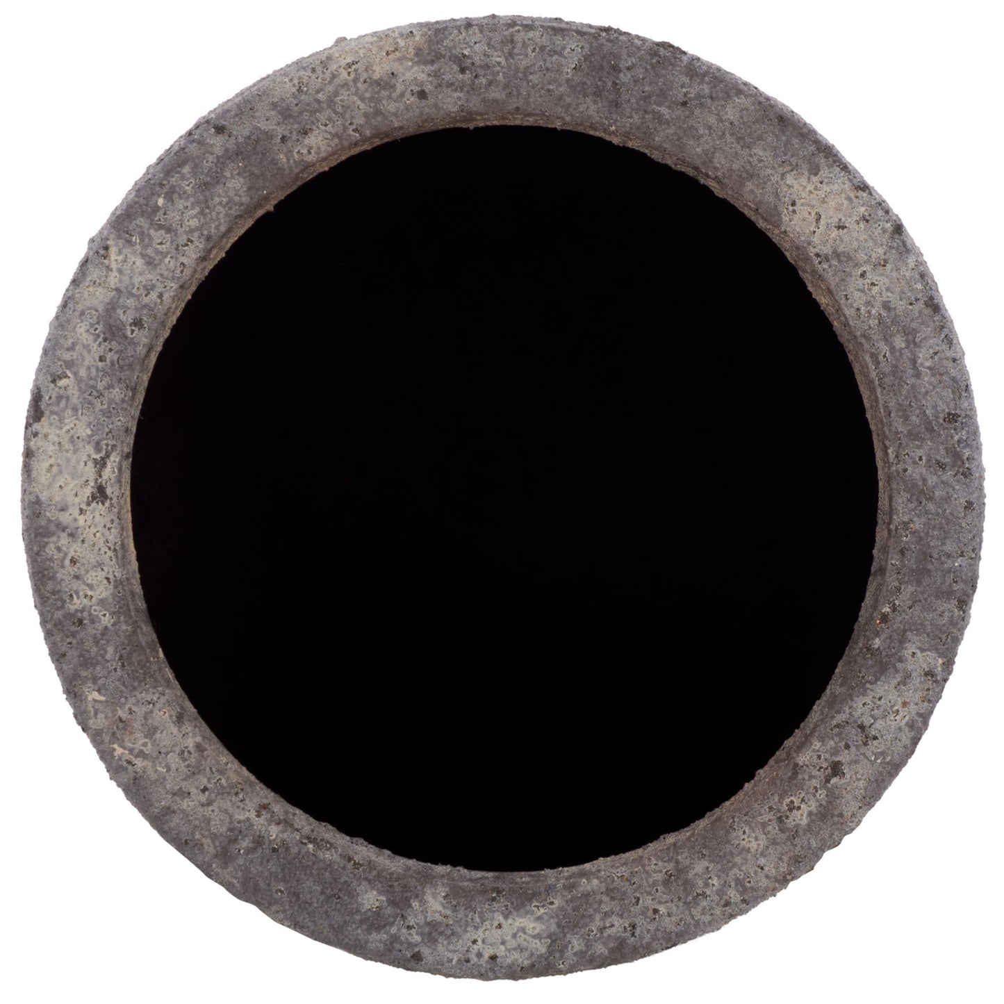 SAFAVIEH Outdoor - Stark Planter Pot with Drainage - Antique Brown Ficonstone Cement - Weather Resistant - Ideal for Patio, Garden, Backyard, 12" Wx 12" D x 18.9" H (PAT1551A)