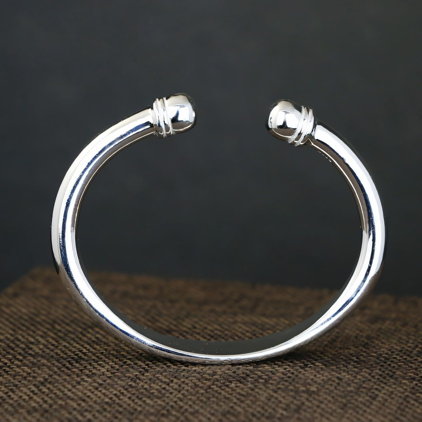 925 Sterling Silver Bangle Bracelets Fahion Open Adjustable Wide Cuff Bracelet for Women Teen Girls Minimalist Unisex Cuff Bracelet High Polish Irregular Cuff Bangles Stackable Bracelet for Men Women