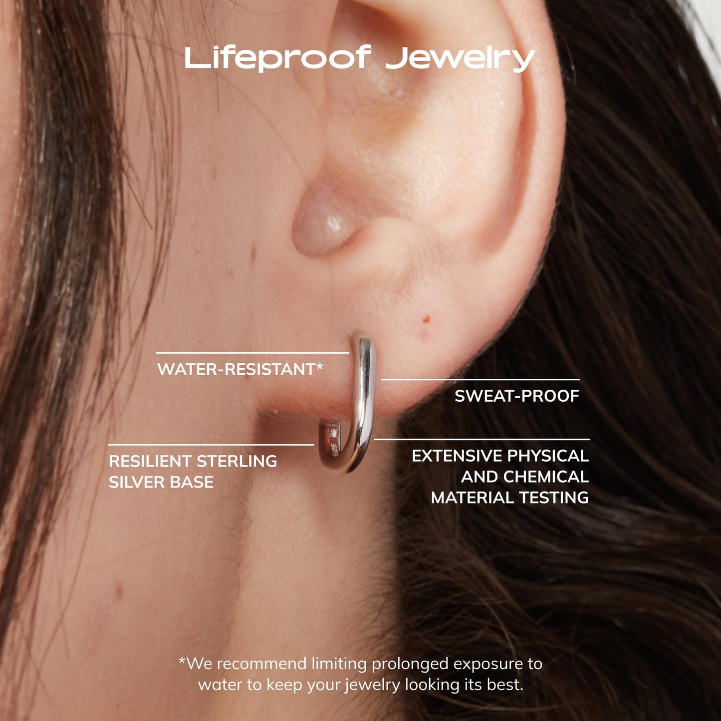 Ana Luisa Rox Earrings Collection - Chic 14K Gold Plated & Rhodium Silver Hoops in Small & Mini Sizes | Hypoallergenic | Water-Resistant | Tarnish-Free | Crafted in 100% Recycled Sterling Silver