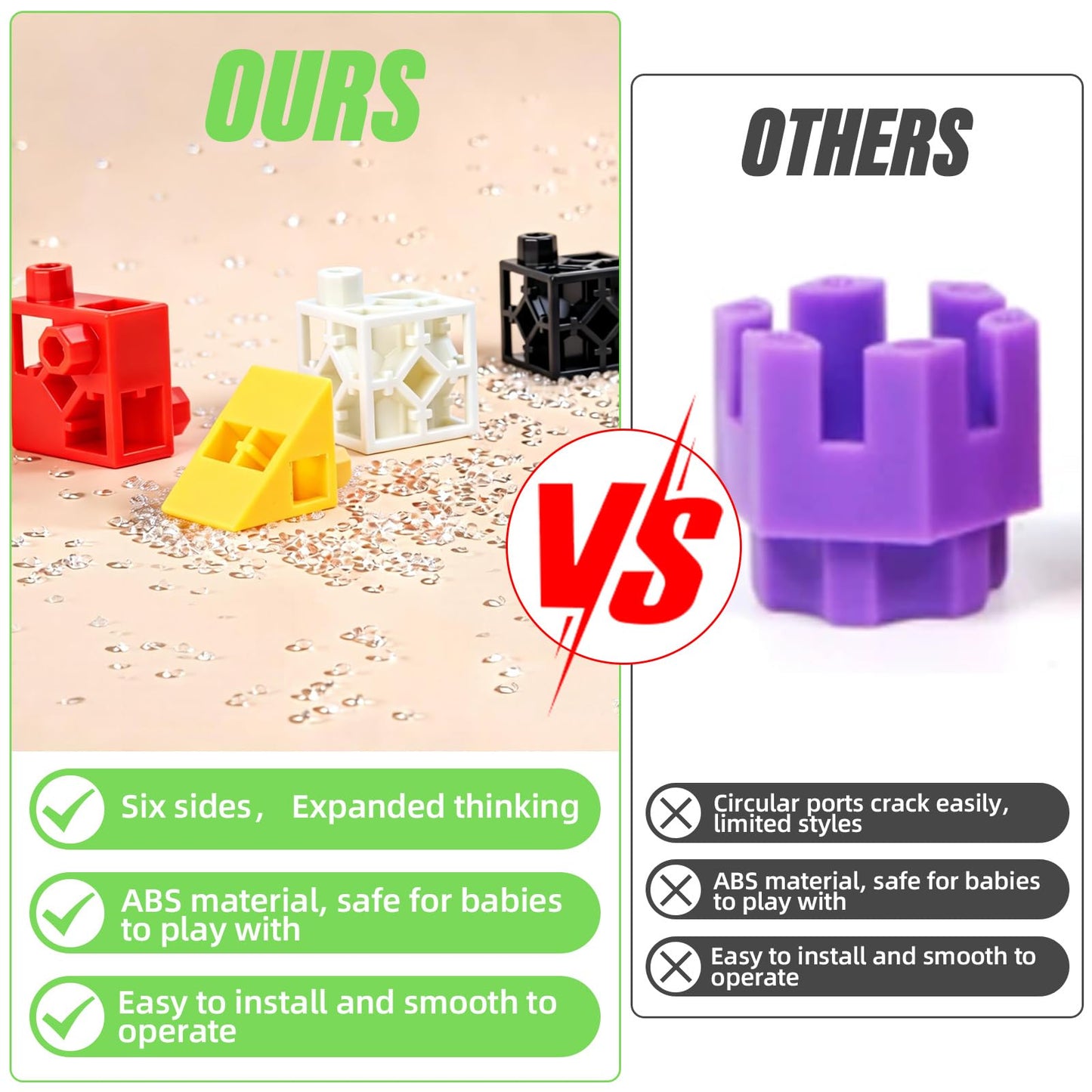 HYPDANK 150 PCS 0.8in Building Blocks - Toy Building Sets for Kids, Building Blocks Cubes, School Toys Birthday Gifts for Boys and Girls Age 3+ Years Old Stimulate Imagination (150, Helicopter)