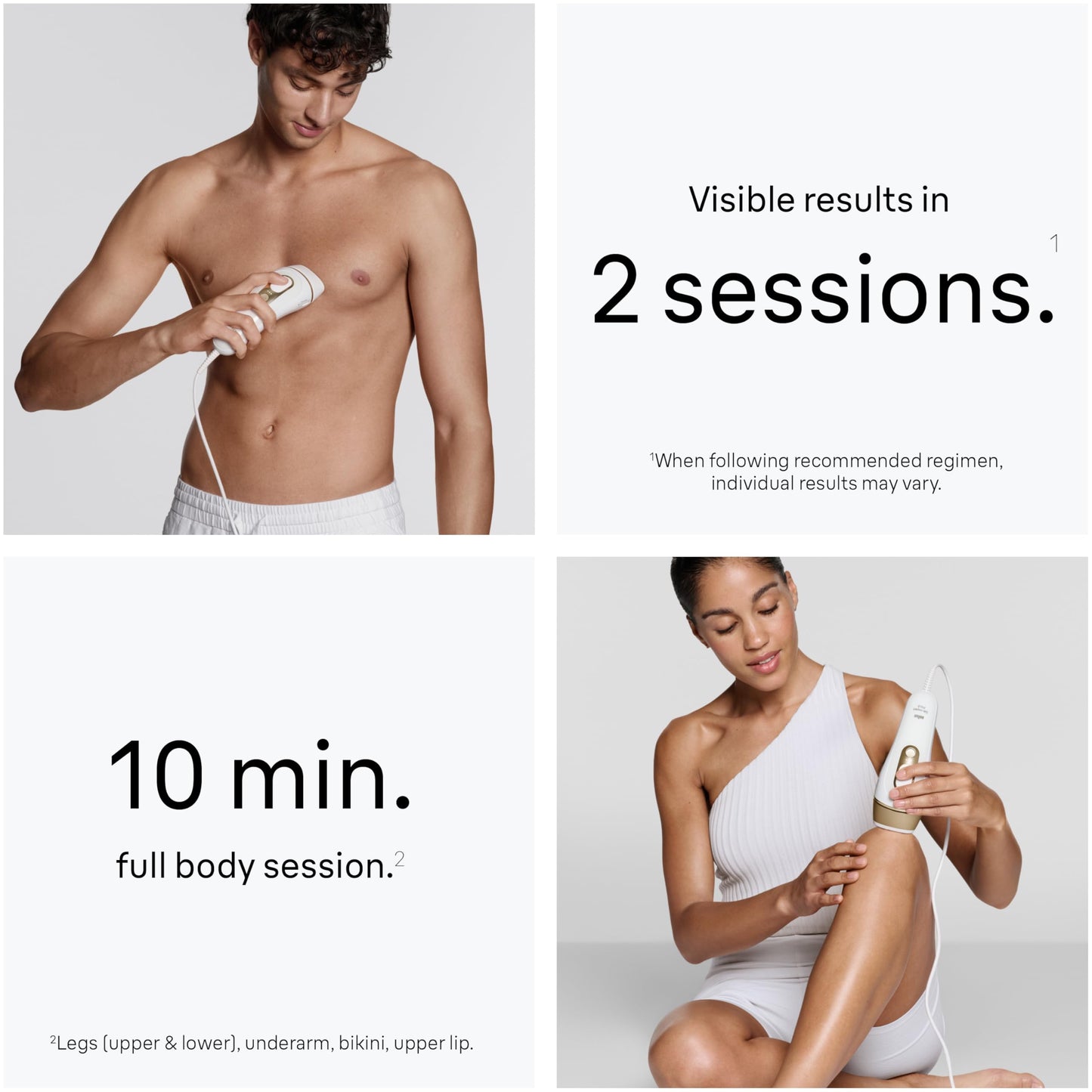 Braun IPL, Silk·Expert Pro 5, IPL Hair Removal for Women and Men, Permanent Laser Hair Reduction At-Home, 2 Heads, Pouch, Venus Razor, IPL5157