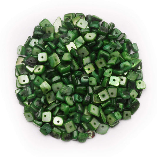 500 pcs Natural Chip Stone Beads, Malachite 5-8 mm Irregular Gemstones Healing Crystal Loose Bead for Jewelry Making Bracelet Crafting