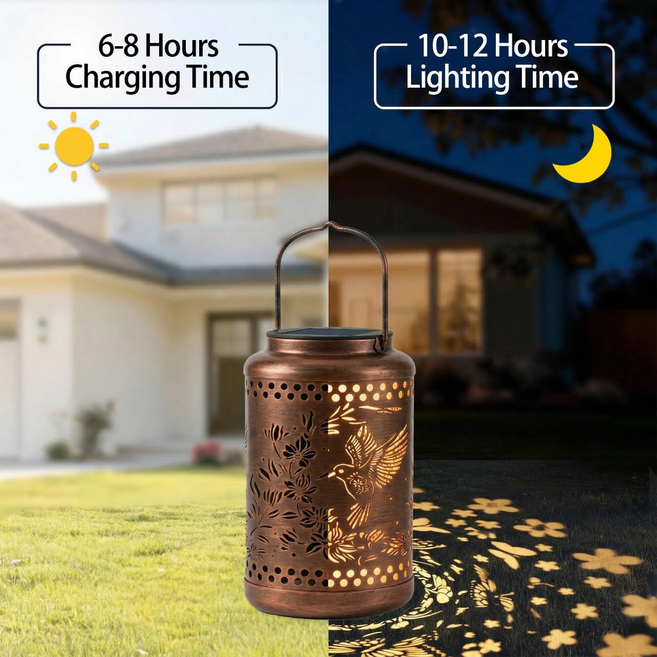 Hummingbird Solar Lanterns Outdoor Waterproof with Ground Stake - Unique Gifts for Women Mom, Mothers Day Gifts - Birthday for Women,House Warming Gift New Home - for Garden Patio Yard Porch Lawn