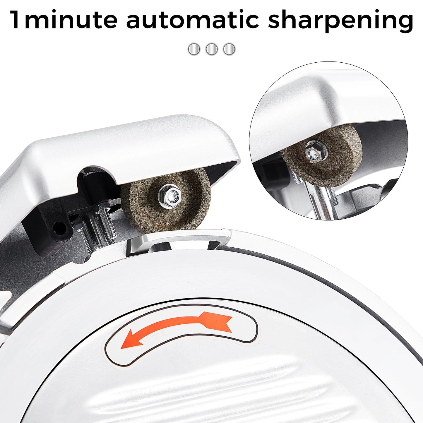 Garvee 12 inch Electric Food Slicer with Premium Electric Meat Slicer, Adjustable Thickness, Stainless Steel Blade, Meat Slicer 800W Power with 0-18mm, Meat Slicer Home and Commercial Use.