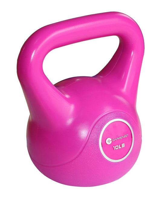 GYMENIST Exercise Kettlebell Fitness Workout Body Equipment Choose Your Weight Size (10 LB)