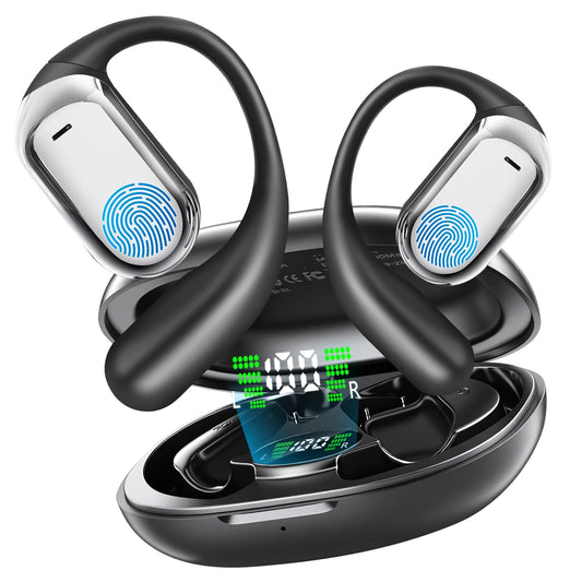Translation Earbuds Real Time - AI 144 Language Translator Earbuds, Audifonos Traductores Inglés Español, 3-in-1 Translating Device, Translate Ear Buds for Travel Learning with Charging Case Black