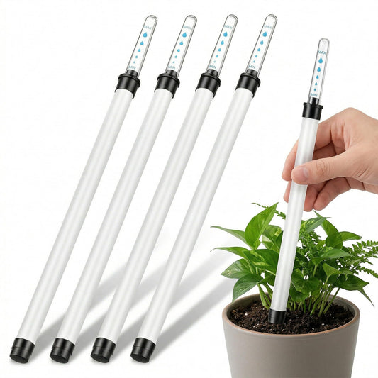 DOITOOL 4 Pcs Plant Water Level Indicator, Indoor Moisture Meter Planter Flower Pot Gauge, Visual Buoy Display Houseplant Soil Water Shortage Reminder, 14 Inches