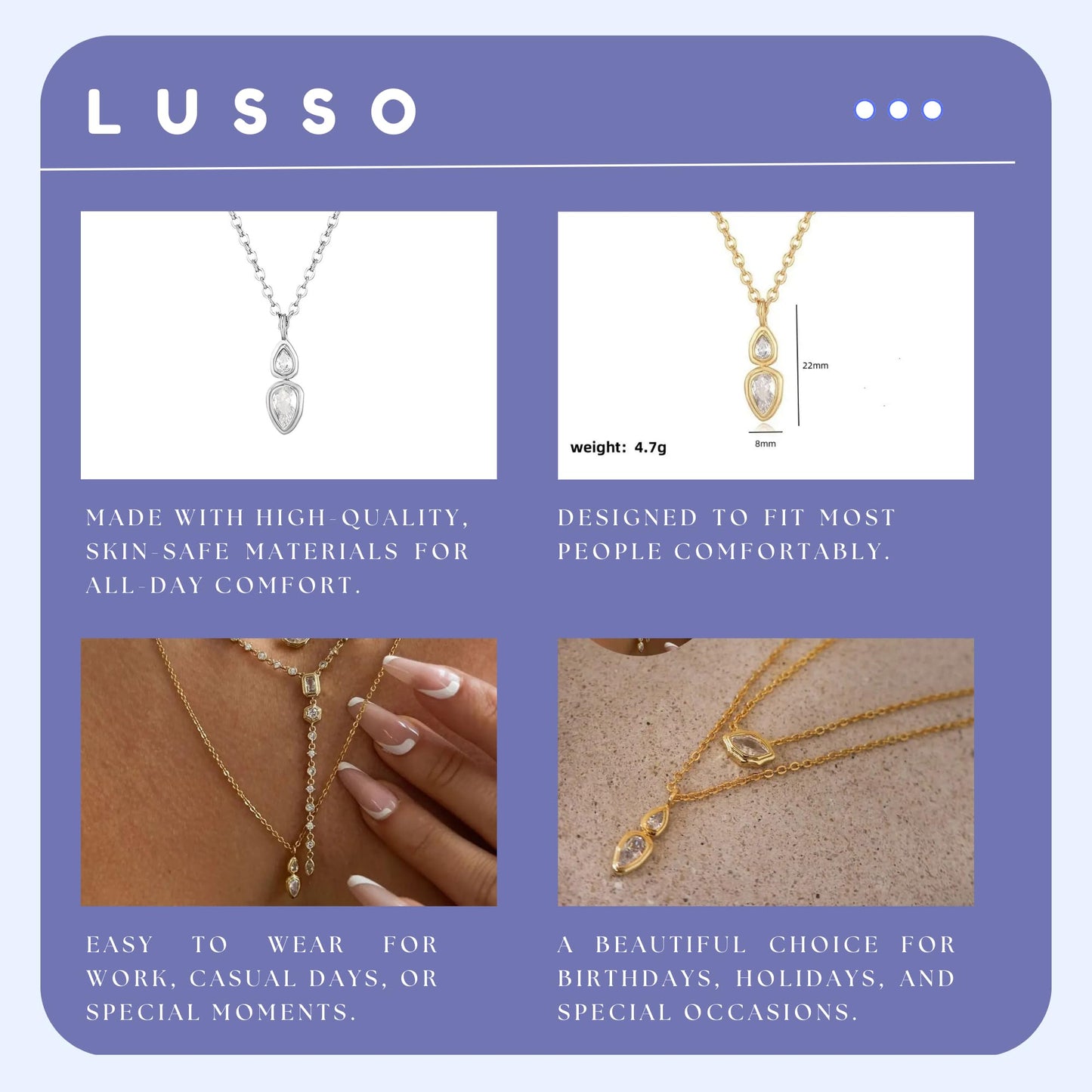 925 sterling Silver Lariet Necklace, 14K Yellow Gold Long Y Necklace with Zircon Geometric Long, Vintage Charm Silver Lariat Jewelry Accessories, Simple Shiny Gold Lariet Necklace for Women