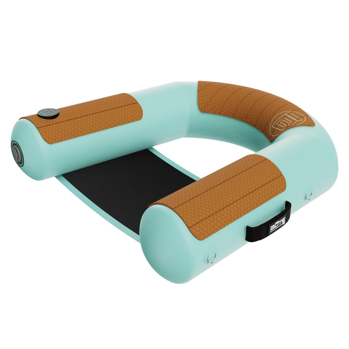 BOTE Hangout Suite Floating Sling Chair for Pool Beach Lake Boat Float Adults Family Friendly 3FT 1 Pack Includes Air Pump with Mesh Carry Bag for Travel
