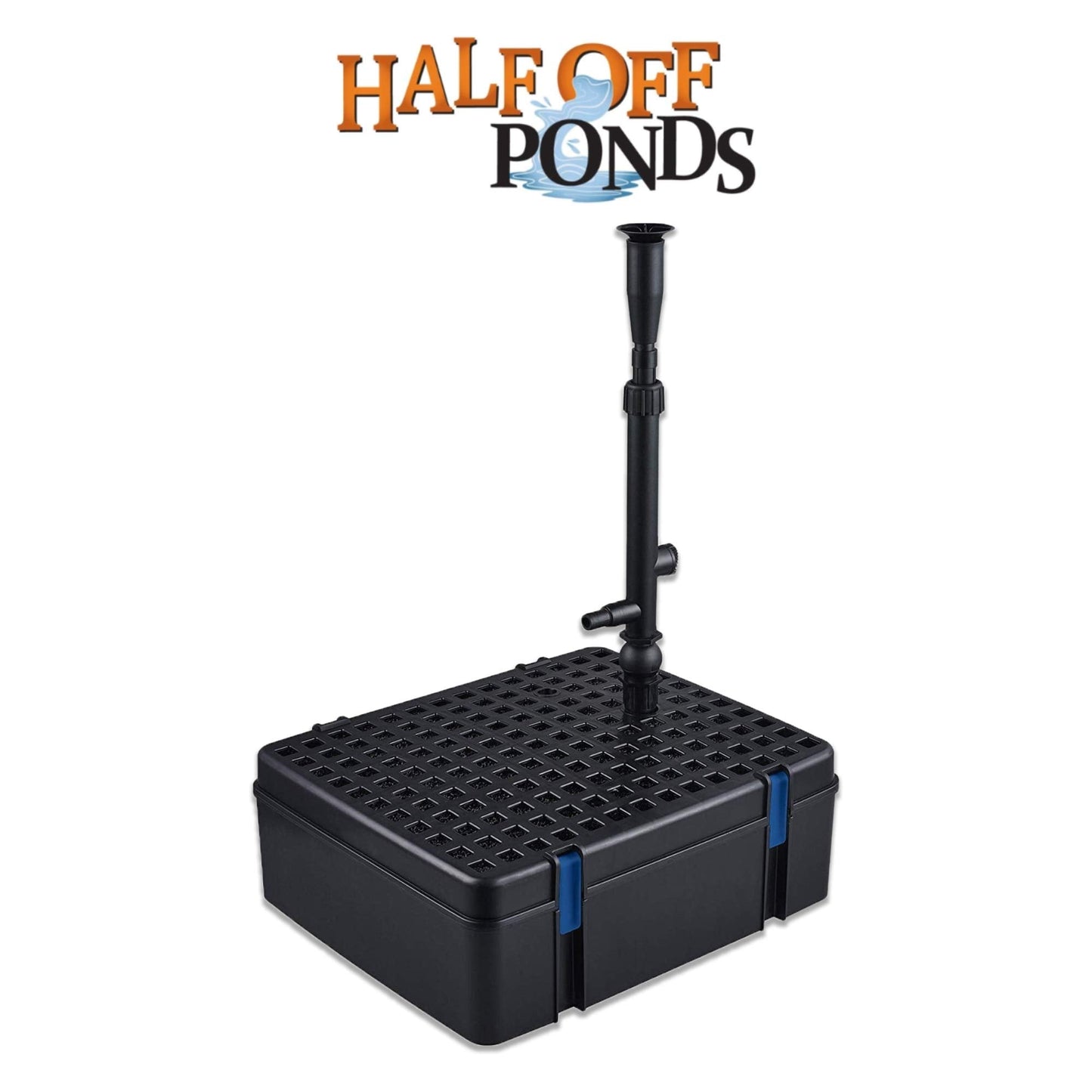 HALF OFF PONDS Sting Ray 1300 All-in-One Submersible Biological and Mechanical Filter, 530 GPH Pump, 13-Watt UV Clarifier, and Fountain - SR1300