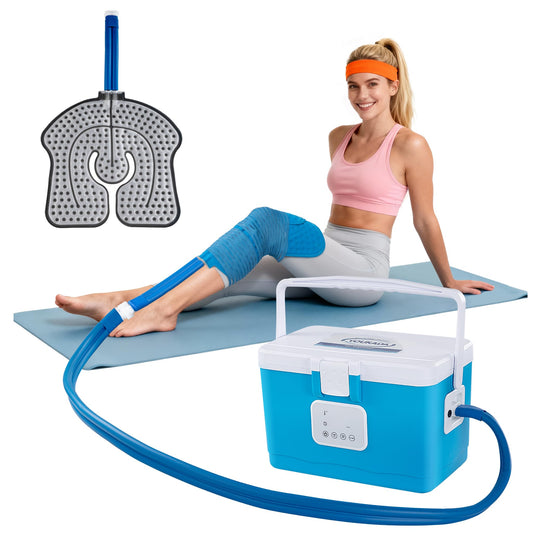 Cold Therapy Machine for Post-Surgery & Sports Injuries, Ice Machine for Knee After Surgery with Digital Control, Ideal for Knee, Shoulder, Back Pain Relief