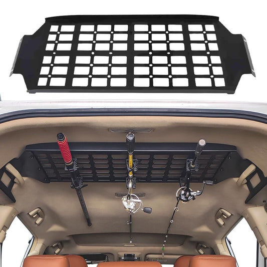 HIGH FLYING for Toyota Prado LC150/Lexus GX460 Car Molle Panels Storage Modular System Trunk Shelf Organizer Rear Cargo Racks (Roof Panel)