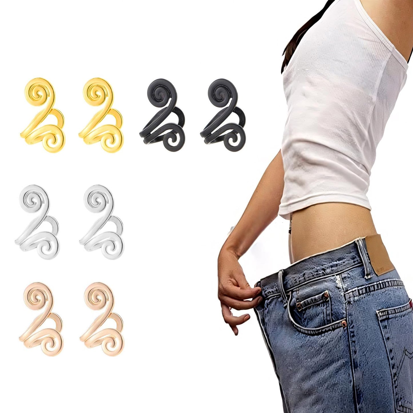 Acupressure Earrings Acupuncture Clip on Earrings for Women Men Non Piercing Acupressure Acupoint Earrings Ear Clips Jewelry for Women Men