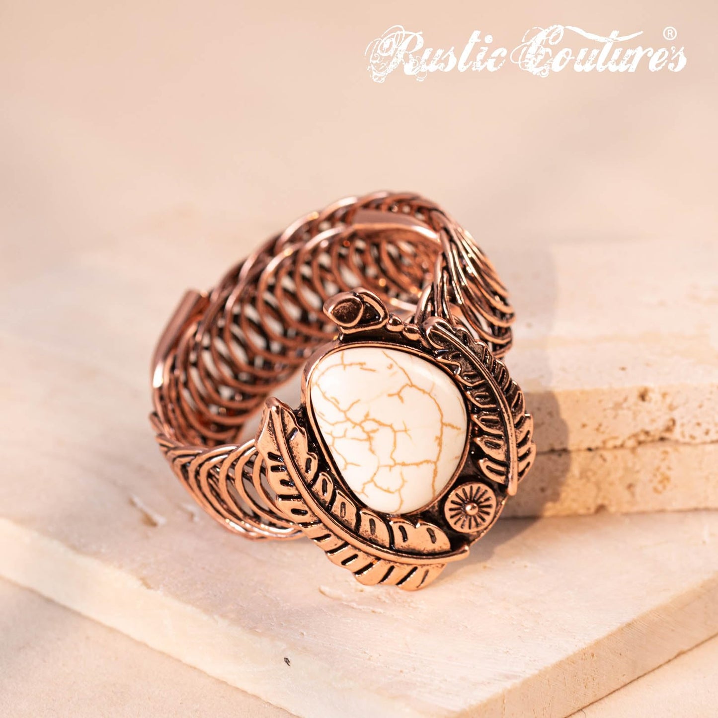 Montana West Rustic Couture's Jewelry Western Turquoise Cuff Bangle Bracelets Bohemian Vintage Elastic Bracelet for Women Cowgirl RCW-1007WT