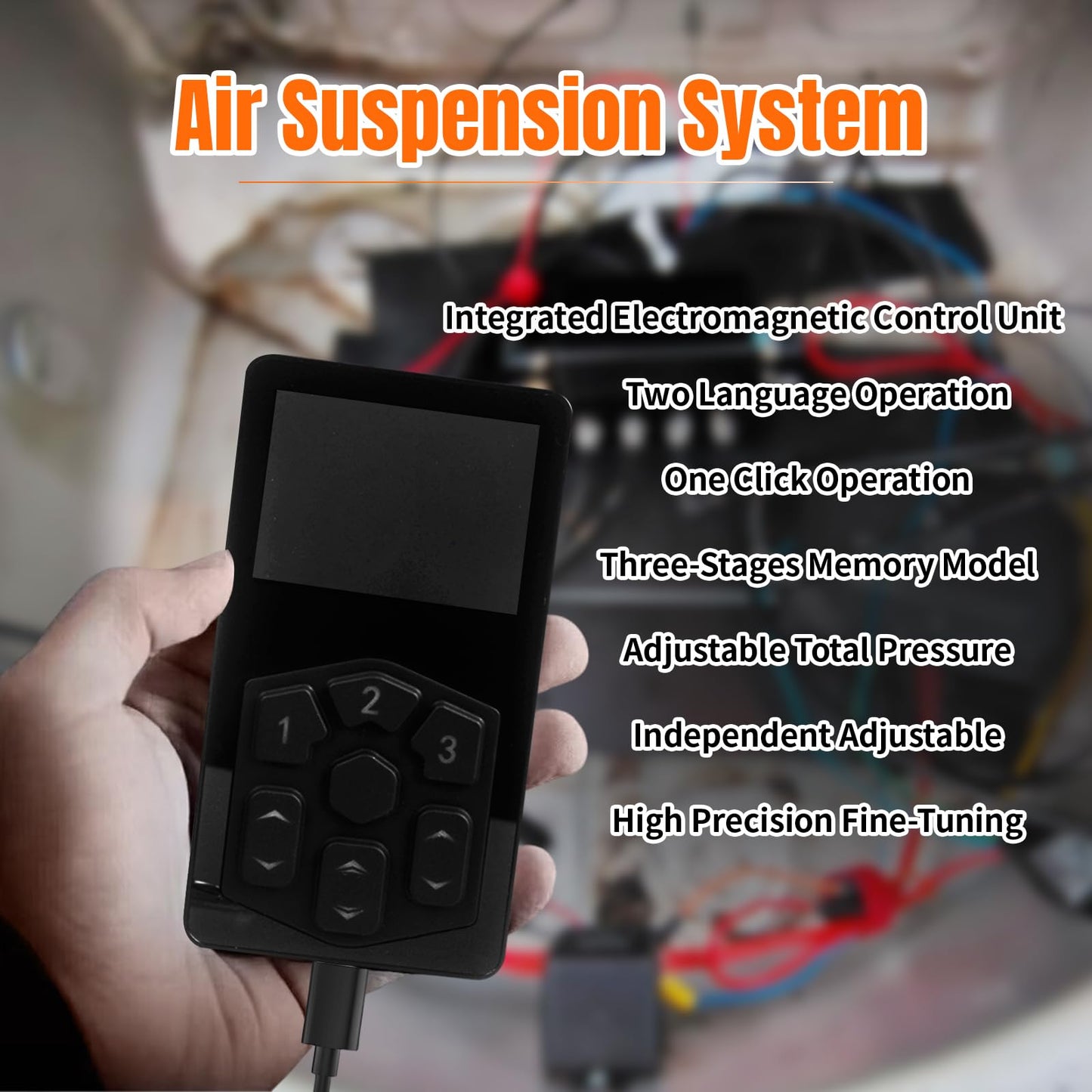 CNWZYMX Top Grade Air Management Air Suspension Electronic Control System Pneumatic Air Lift 3 Preset Memory