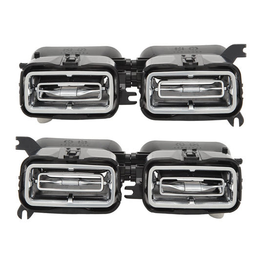 Air Vent Ambient Light, 4 Pcs 64 Color Front LED Turbine Air Vent Ambient Light Kits for GLE GLS‑Class W167 X167 2020 and Up