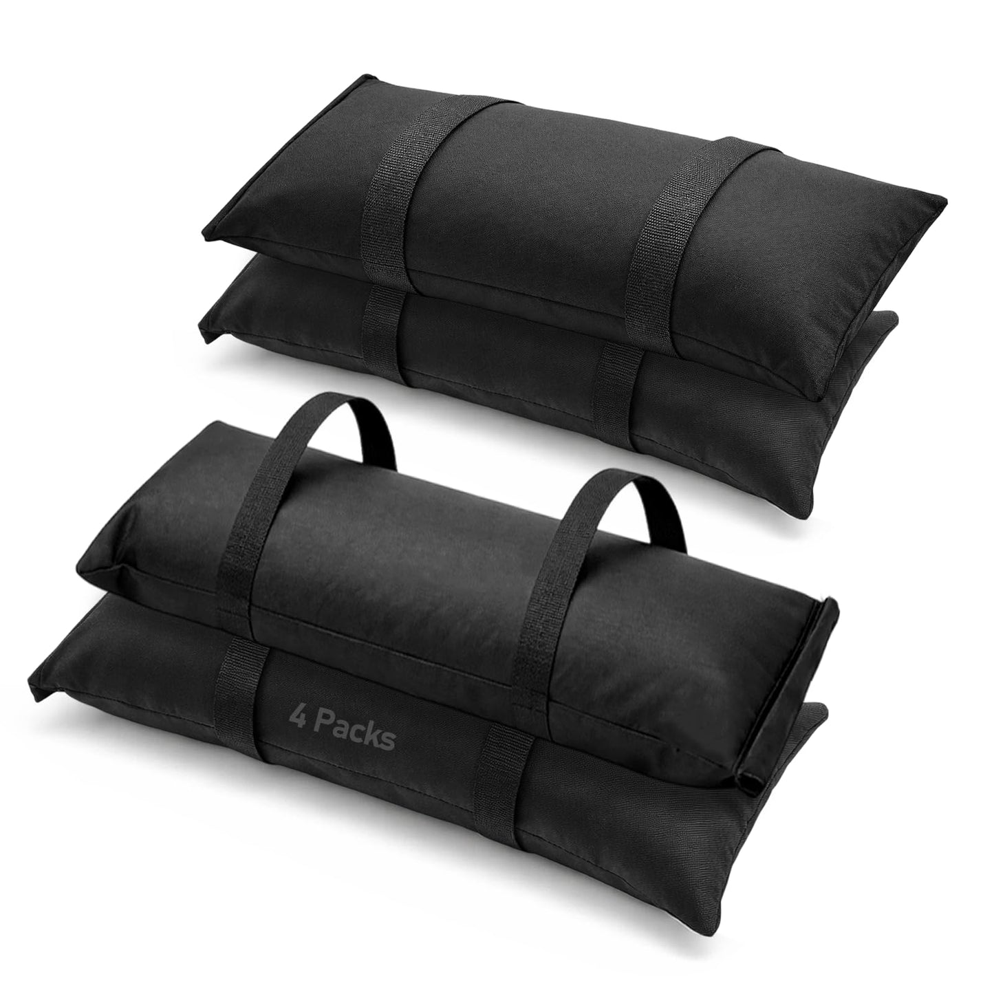 EMART 4 Packs 200LBS Umbrella Base Weights, Durable Sand Bags for Weight, Weatherproof Fillable Heavy Duty Sandbags for Backyard Umbrella, Outdoor Furniture, Garden, Trampoline, Poolside Accessories