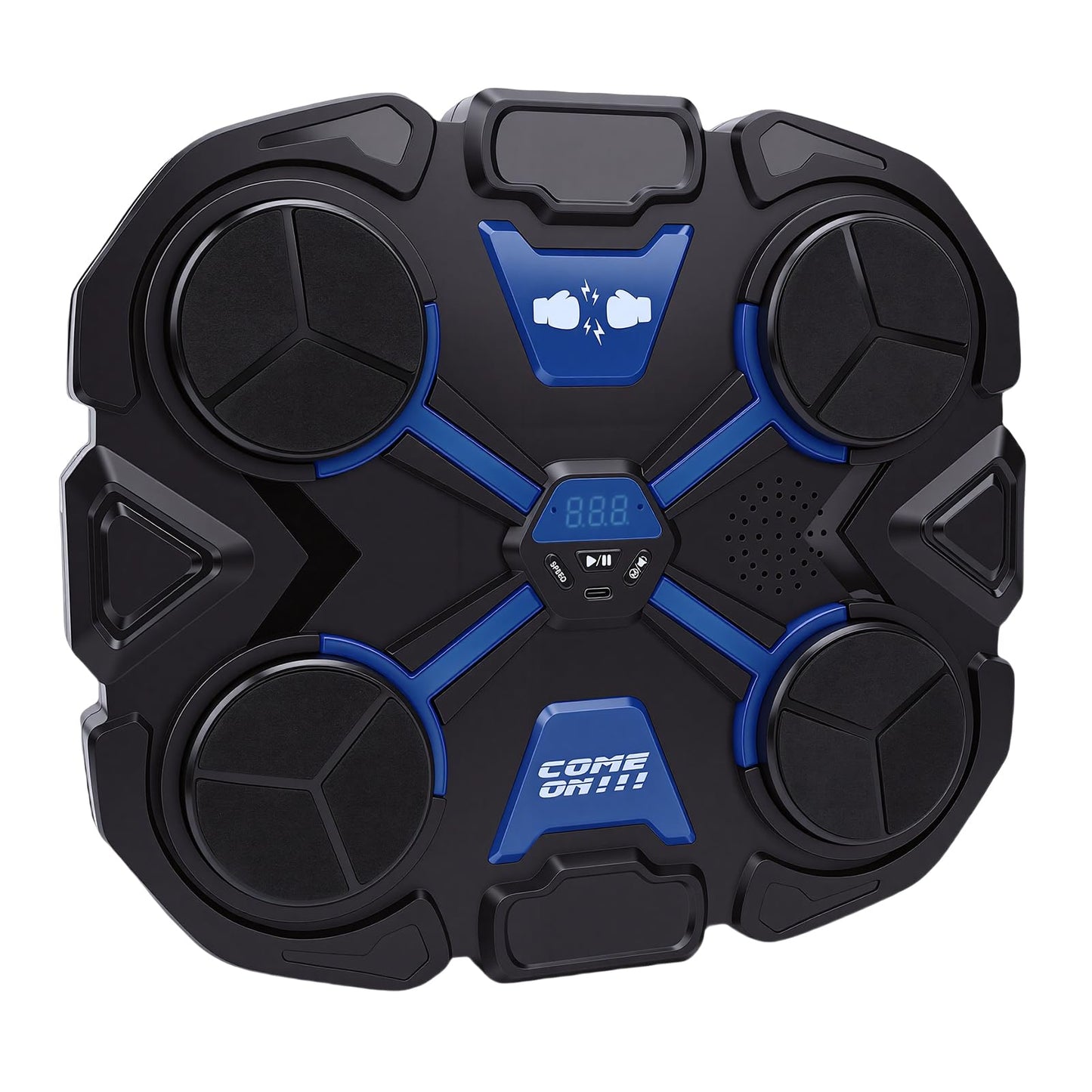 Alomejor Music Boxing Machine, Interactive Punching Trainer with LED Counter and Padded Cushion for Home and Gym Use