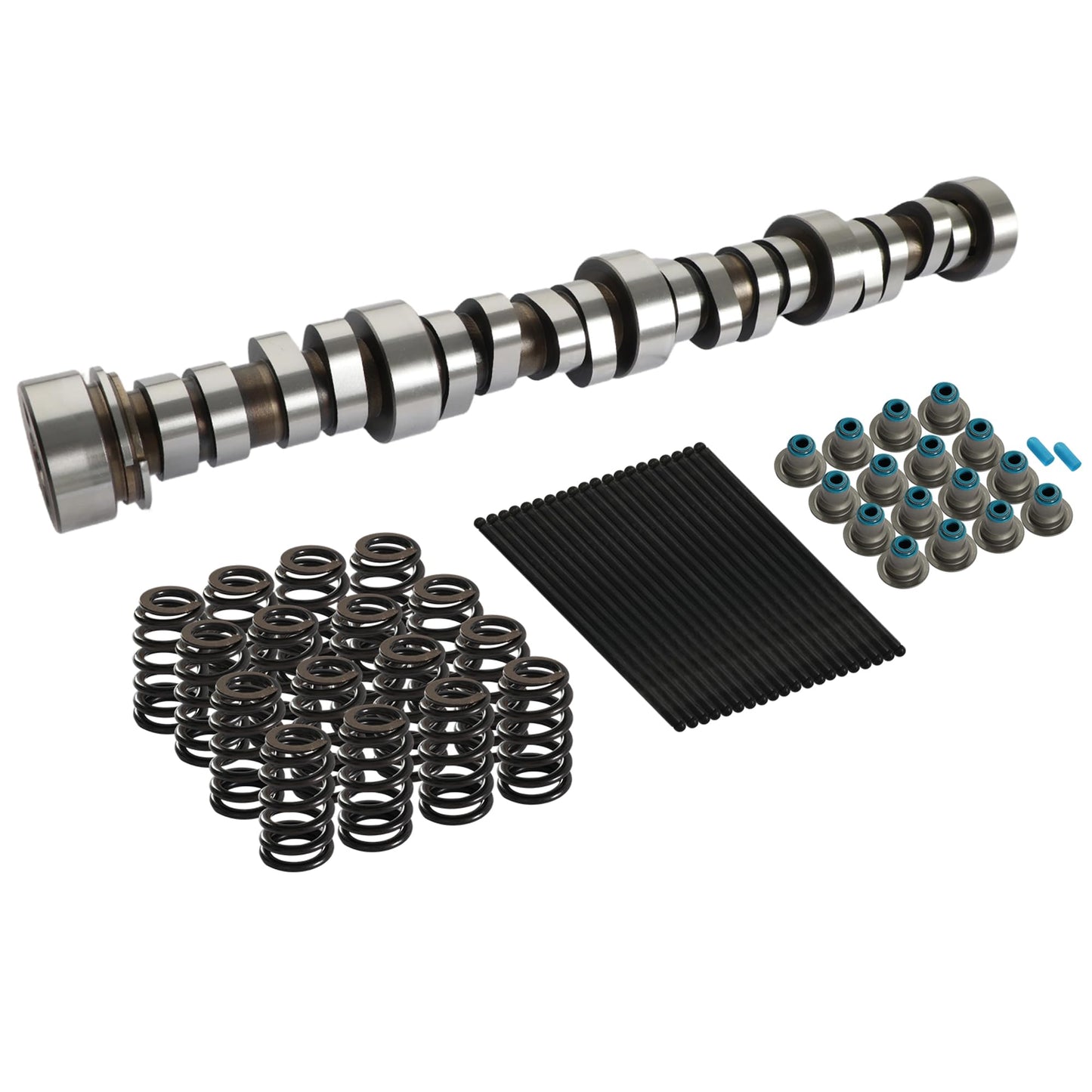 5.3 LS Sloppy Stage 2 Cam Low Lift Pushrods Lifters Kit Fit For GM Chevy LS LS1 LS2 LQ4 LQ9 Engine 4.8L 5.3L 5.7L 6.0L 6.2L V8 1999-2013