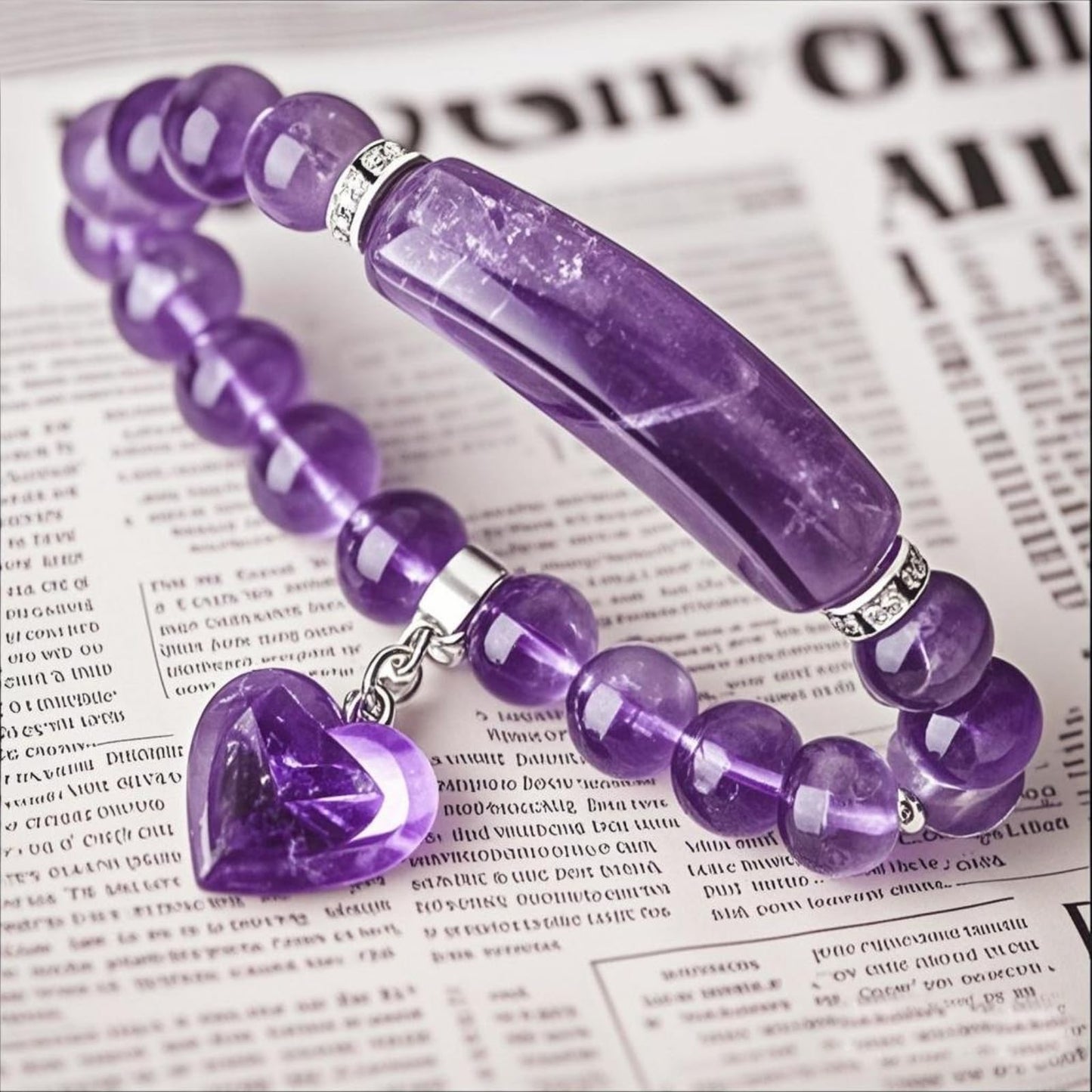 Embtrem Healing Stone Bracelets Amethyst Bracelet Chakra Bracelets Gift for Women Jeweler Gifts
