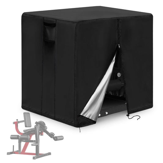 Guisong Leg Extension and Curl Machine Cover,Heavy Duty Waterproof Leg Press Machines Cover for GMWD Home Gym Equipment,600D Dustproof Exercise Bench Covers for FEIERDUN Workout Machine