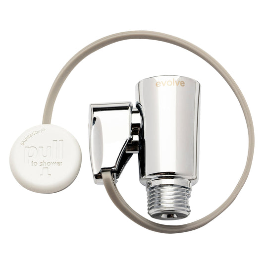 Evolve EV1003-CP-FB ShowerStart Thermostatic Shut-off Valve in Chrome Finish, Water- and Energy-Saving Valve for Bathroom Fixtures, Not Low Flow, Uniform Plumbing Code Certified
