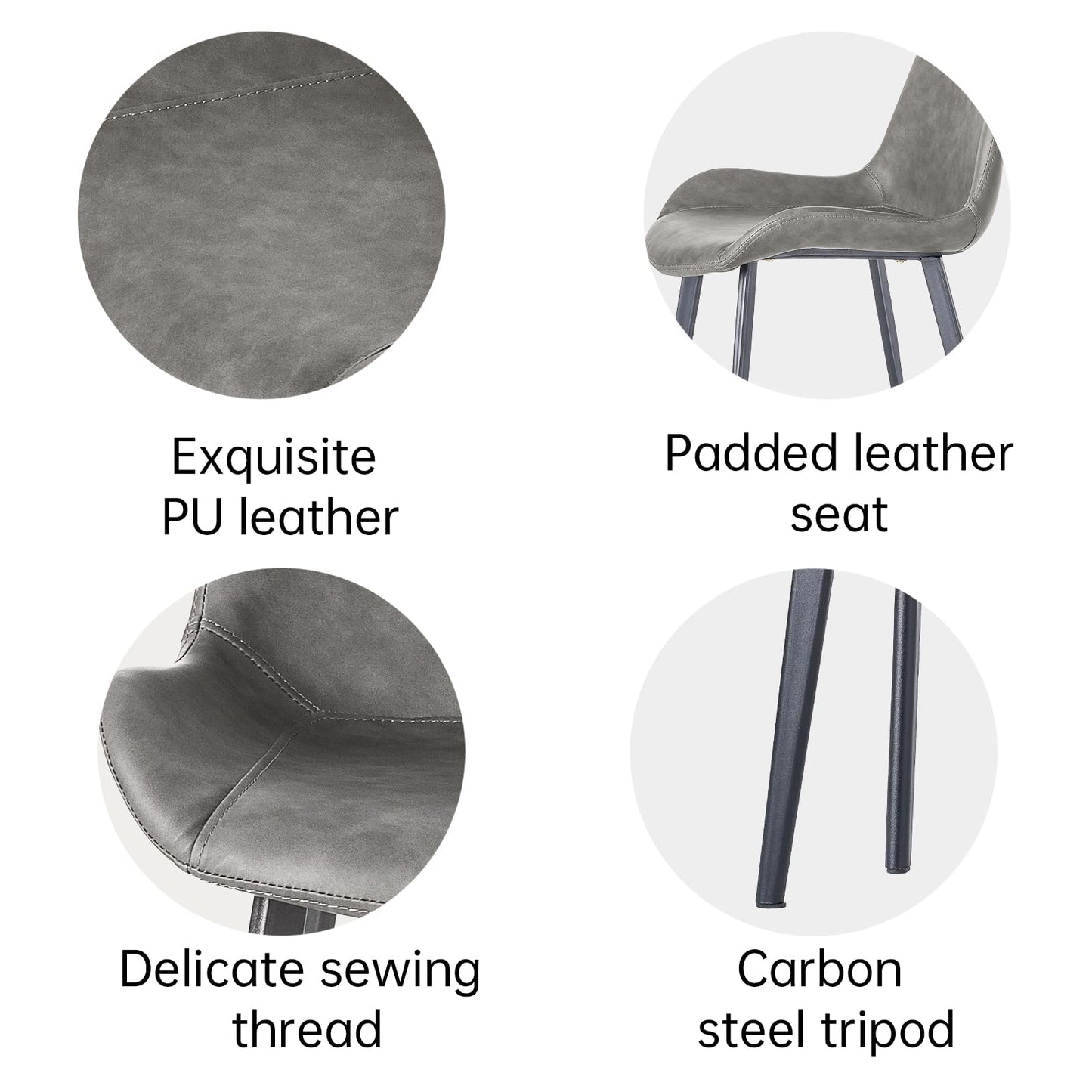 ZckyCine Extendable Dining Table Set for 6-8 People with 6 Upholstered Chairs Expandable Wood Kitchen Table 51"-67" (130-170cm) | Space-Saving Home & Dining Room Furniture Set