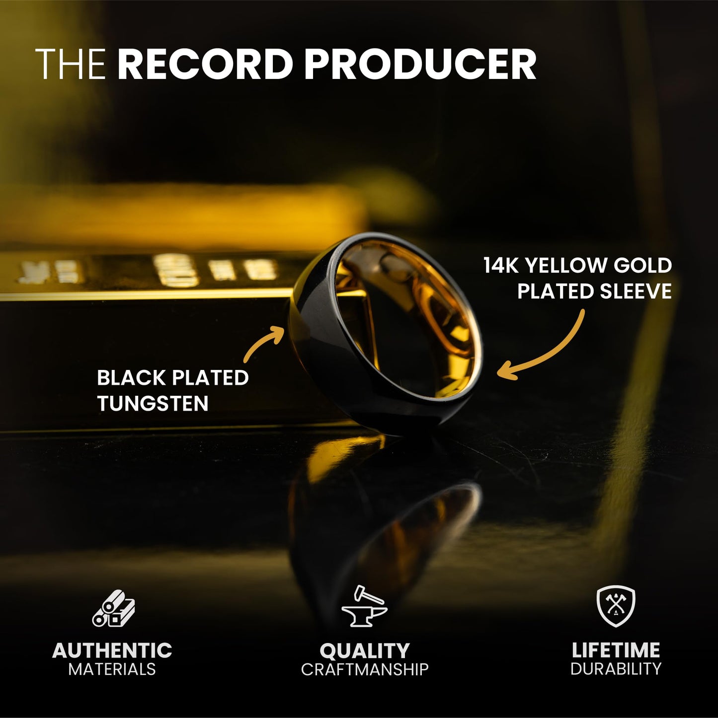Manly Bands The Record Producer - Size 7