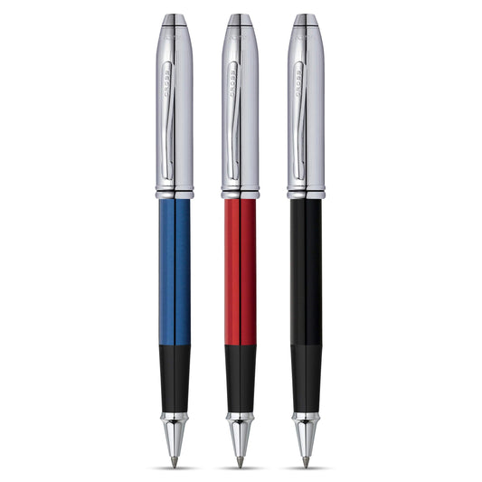 Cross Townsend Limited Edition Rollerball Pen - Red Chrome