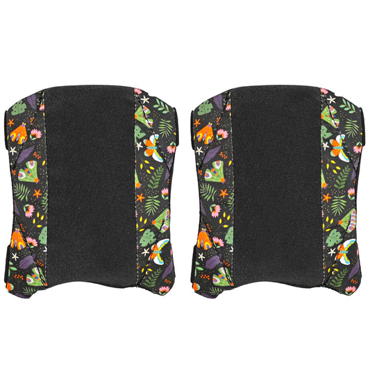 Garden Knee Pads for Women, Lightweight Waterproof KneePads for Gardening, Anti Slip Leather Foam Padding Kneeling Pads for Flooring and Carpet Cleaning, House work, Gardening Maintain, Knee Protector, Butterfly
