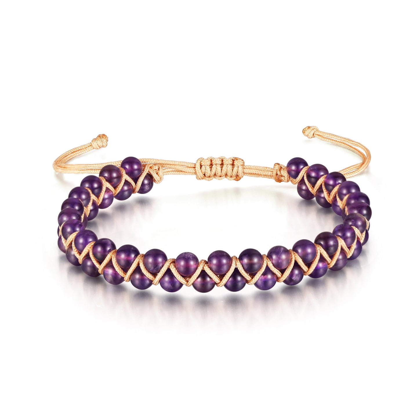 Sriomu 7 Chakra Bracelets for Women Handmade Natural Jasper Stone Healing Bead Bracelet Women Men Boho Friendship Inspirational Jewelry Natural Jasper Stone Double Layer Healing Bead Jewelry Gifts (A-purple, A-Healing Stone)
