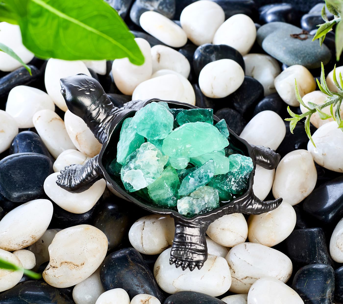 DUQGUHO Turtle Decor Figurines Turtles Gifts for Women Fluorite Crystal Cute Turtle Statue Decorations Sea Turtles Gifts