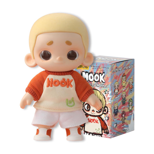 52TOYS Nook Plush Doll Vinyl Doll Blind Box Collectible Toy- 5.91inch Action Figure with Soft Touch, Movable Joints, Perfect for Home Decor & Gifts