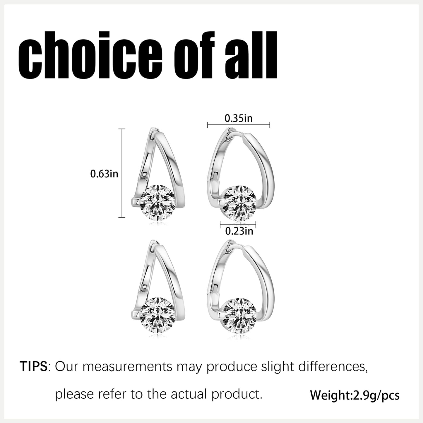 Lymphatic Earrings for Women Silver Zircon Hoop Huggie Earrings Dainty Fashion Jewelry Gifts