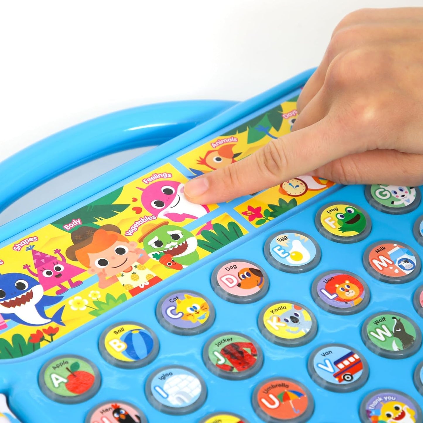 Pinkfong Baby Shark ABC Alphabet Bus (2nd Edition) Sound Pad | Premium Interactive Electronic Toy, Music Pad | Learning & Education Toys, Gifts for Kids and Toddlers