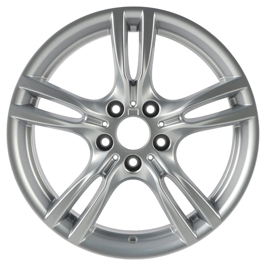 HOLUEKU New 18 Inch 18x8.5 Inch Premium Aluminum Alloy Rear Wheel Rim Fits for BMW 3 & 4 Series Activehybrid 2012 2013 2014 2015 2016 2017 2018 2019 2020, 36117845881 Direct Fit OE Stock Specs
