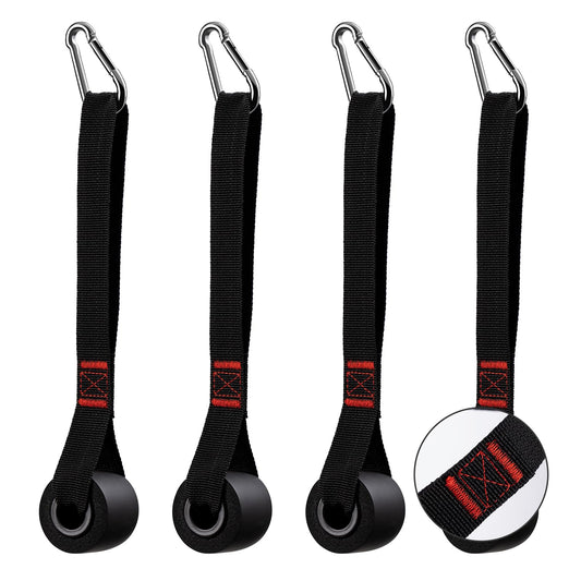 Slim Panda Door Anchor for Resistance Bands - Heavy Duty Resistance Band Door Anchor with Super Strong Metal Inner Core - Protective Foam Cushion Door Resistance Bands Attachment for Home Gym