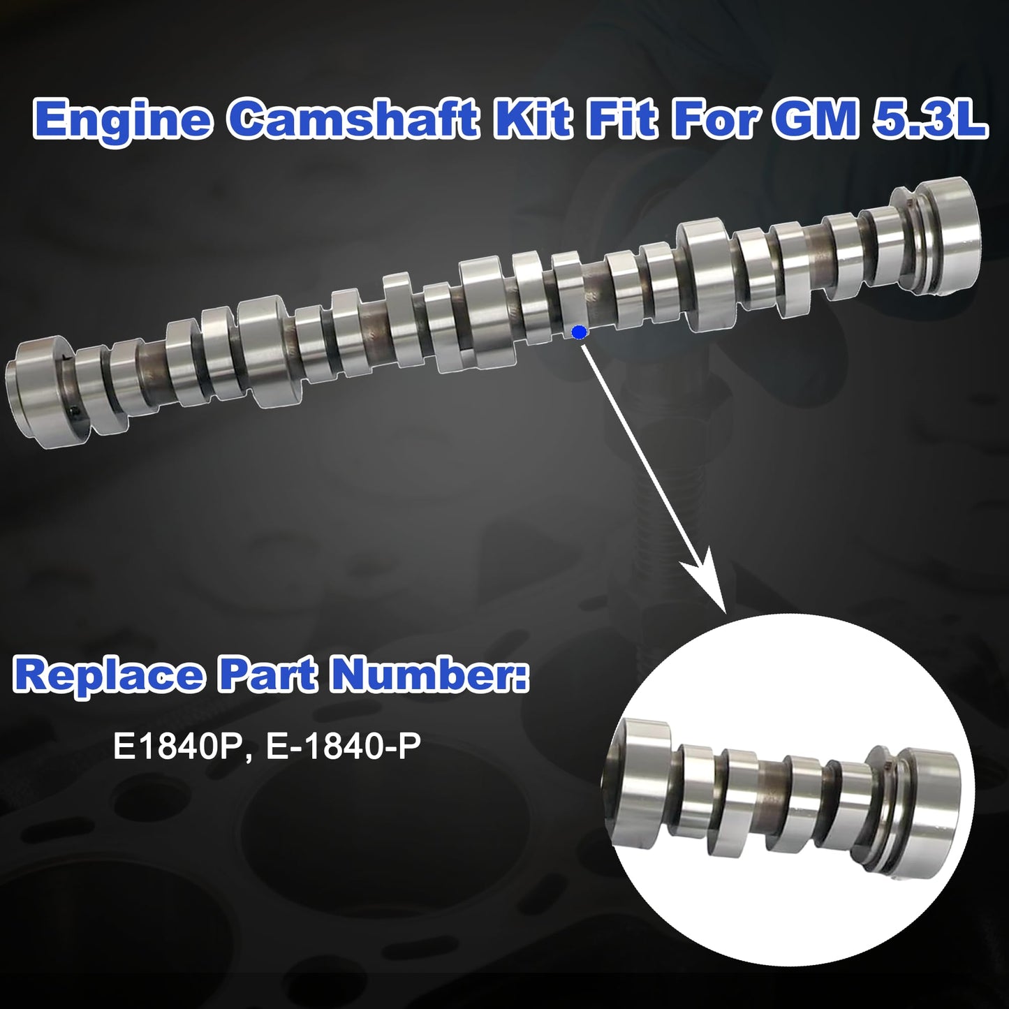 5.3 LS Sloppy Stage 2 Cam Low Lift Pushrods Lifters Kit Fit For GM Chevy LS LS1 LS2 LQ4 LQ9 Engine 4.8L 5.3L 5.7L 6.0L 6.2L V8 1999-2013