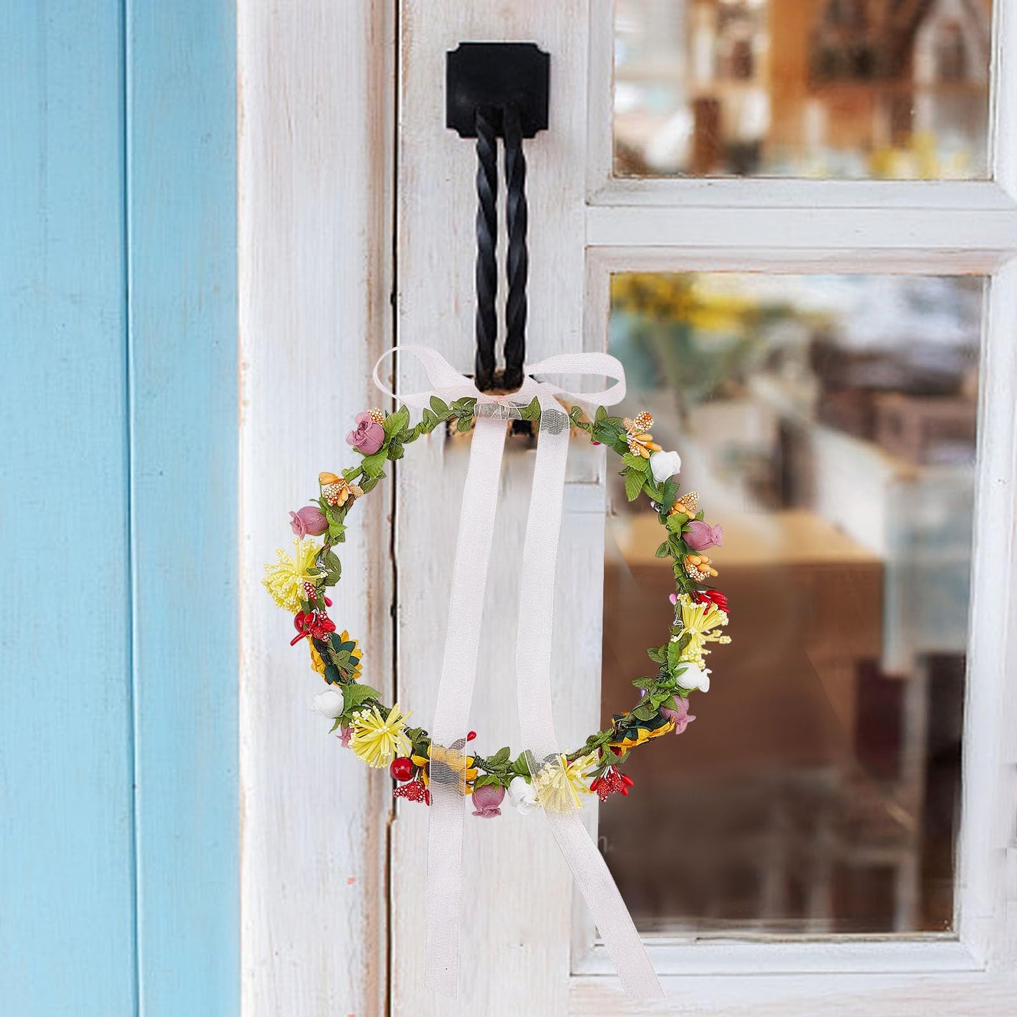 INFUNLY 261pcs/Set DIY Flower Crowns Making Kit Handmade Floral Crown Garland Kit Make Your Own Flower Wreath Bridal Shower Wreaths Gift for Women Wedding Home Decor