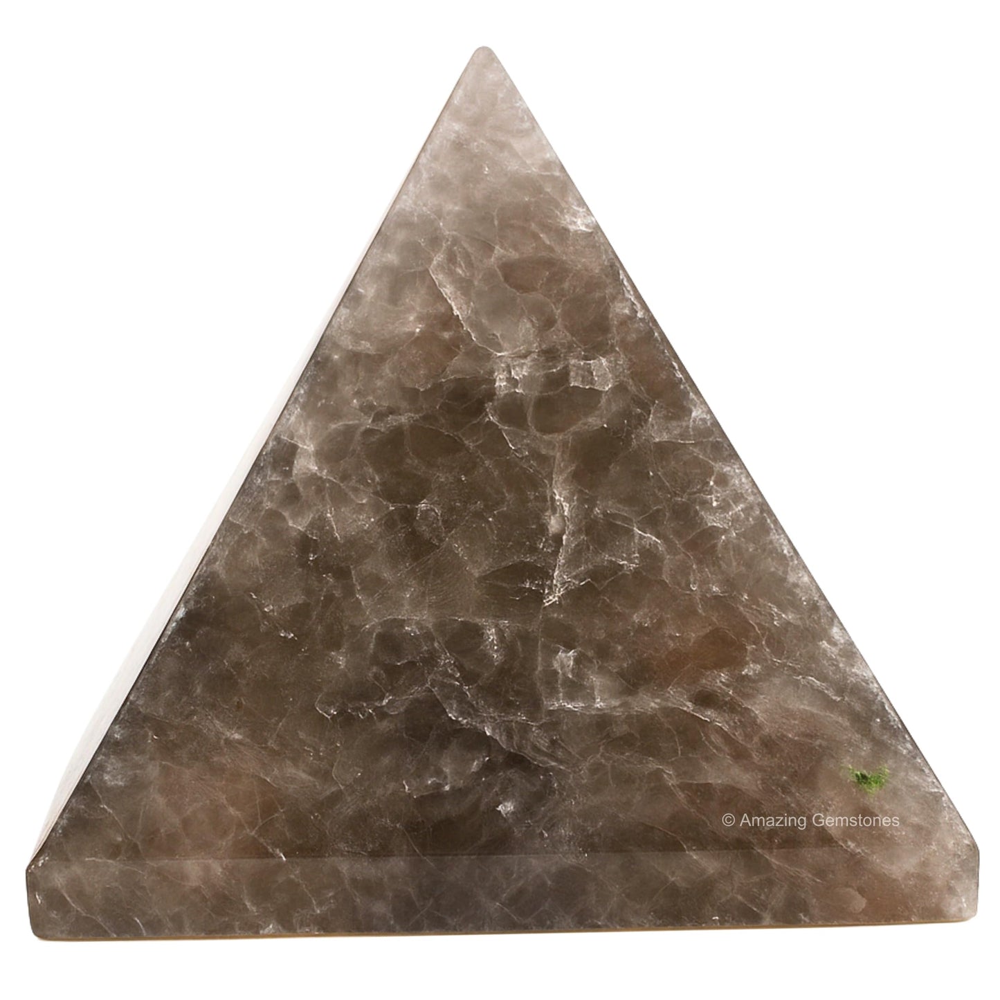 Amazing Gemstone Smoky Quartz Pyramid Crystal Healing Stones - 2" Great Pyramid Figurine of Natural Stone Pyramid for Meditation, Reiki, Chakra Balancing and Crystal Pyramids Grid